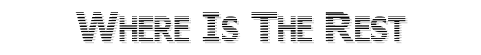 Where is the rest font